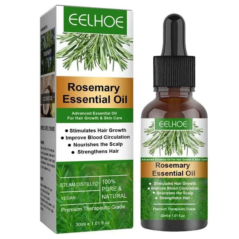 Rosemary Essentiall Oil Hair Growth Products Organic Hair Products Scalp Hair Strengthening Oil For Nourish Shiny Hair Healthy - thumbnail 8