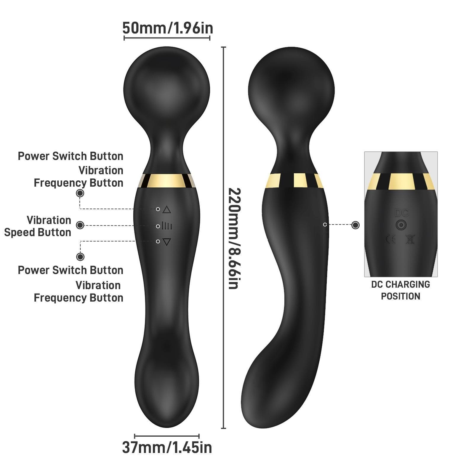 Double-Head Silicone Body Vibrator - thumbnail 10
