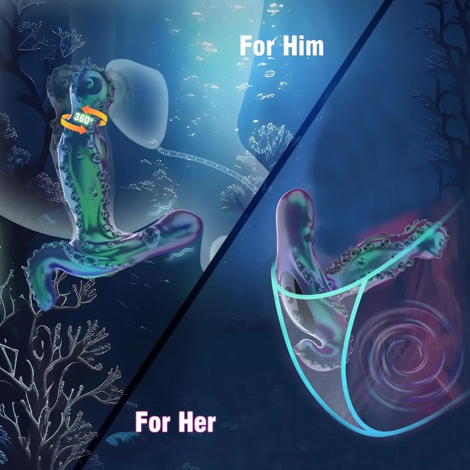 Sex Toys for Adult Anal Plug Rotating Vibrating Butt Plug Vibrator APP Remote Control 360° Rotating Prostate Massager - thumbnail 6