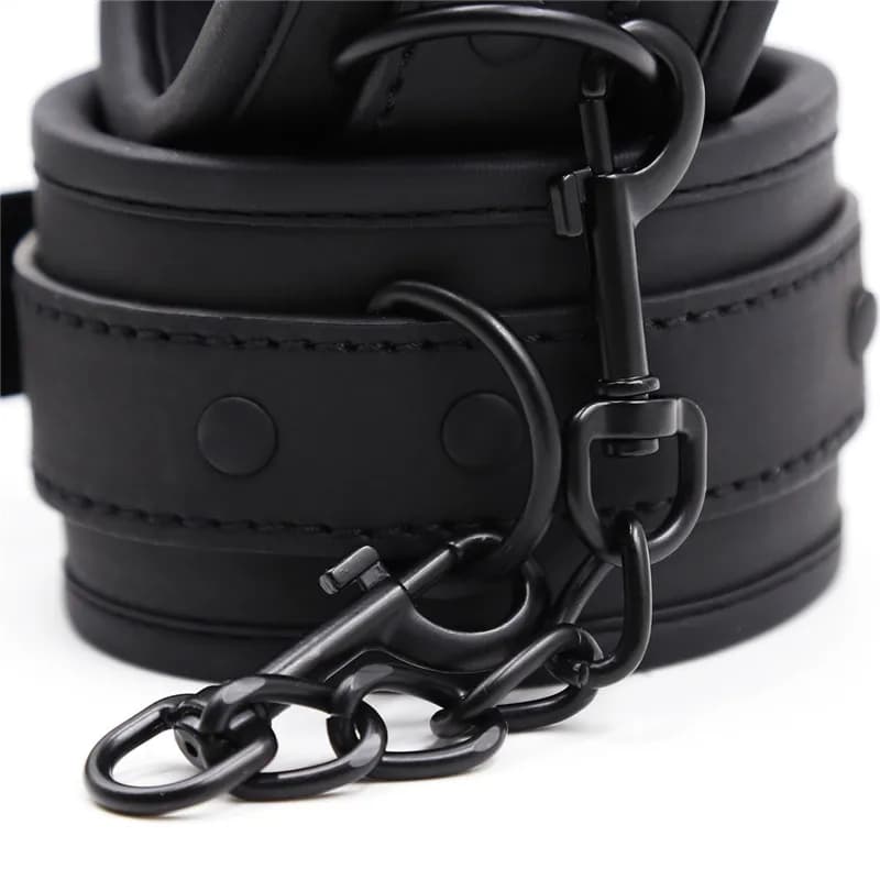 BDSM bondage set with restraints and collar - thumbnail 6
