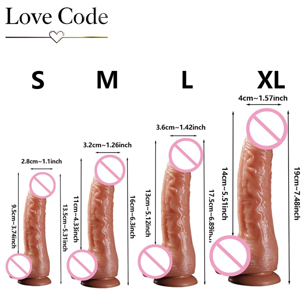 Large realistic dildo with powerful suction base - thumbnail 2
