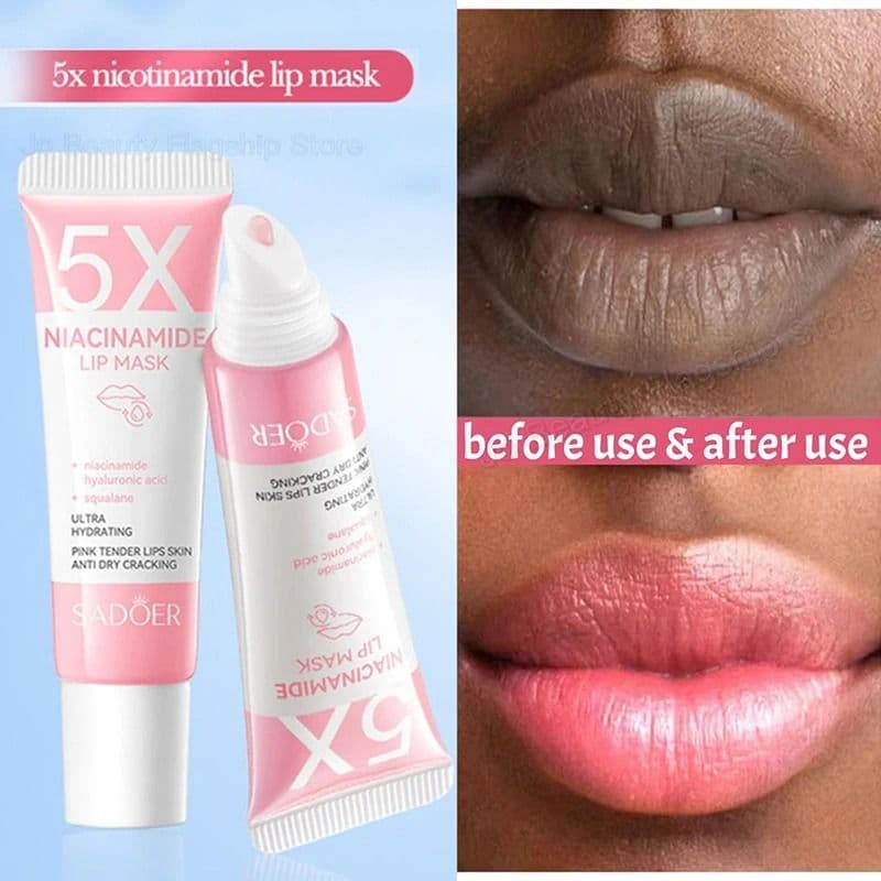 Remove Dark Lip Balm Lightening Melanin Mask Gloss Exfoliating Lip Pink Treatment Reduce Lip Lines Improve Dryness Moisturizing - thumbnail 8