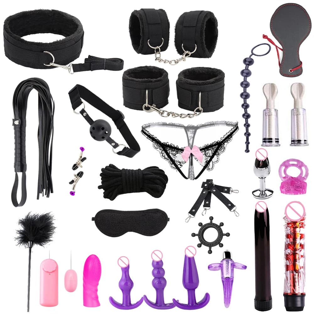 Couples bondage and play kit with restraints - thumbnail 3
