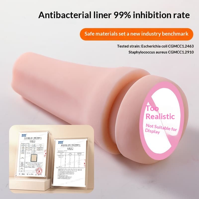 Suction Masturbator Cup with Antibacterial Sleeve - thumbnail 4
