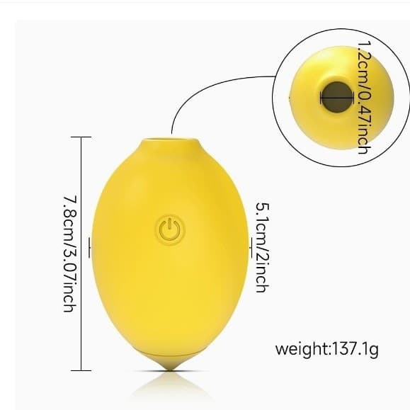 Lemon Clitoral Suction Toy - image 1