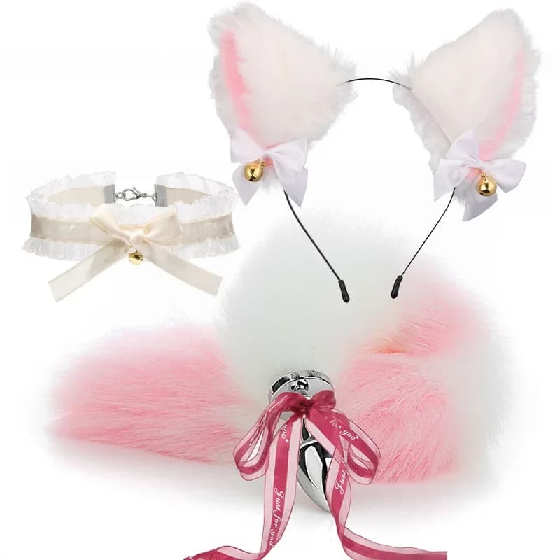 Cat ears headband and tail anal plug set - thumbnail 3