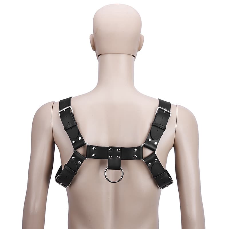 Men's Leather Chest Harness - thumbnail 3