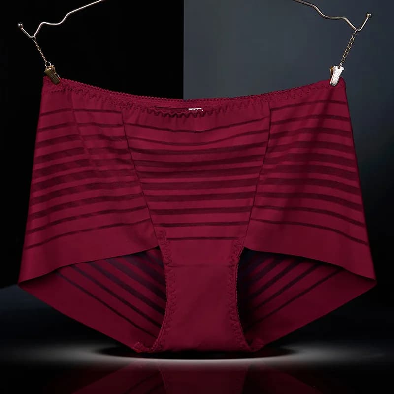 Plus size lace underwear with thin gauze - thumbnail 4