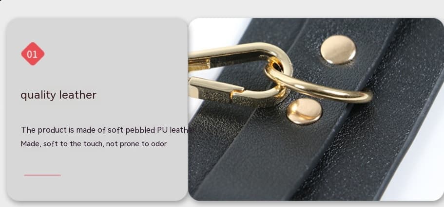 PU Leather Handcuffs - thumbnail 3