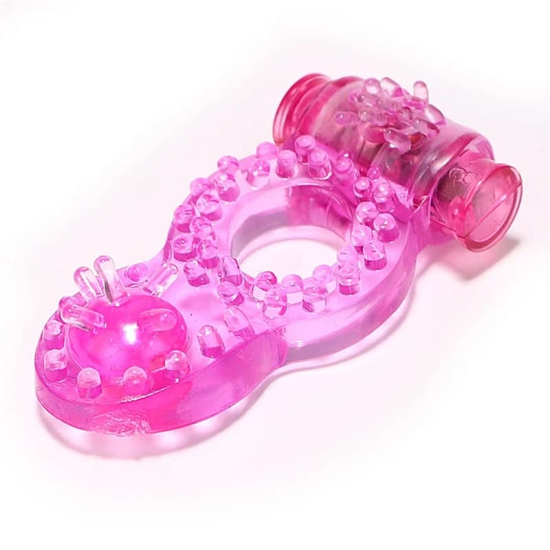 Dual stimulation vibrating cock ring for couples - thumbnail 3