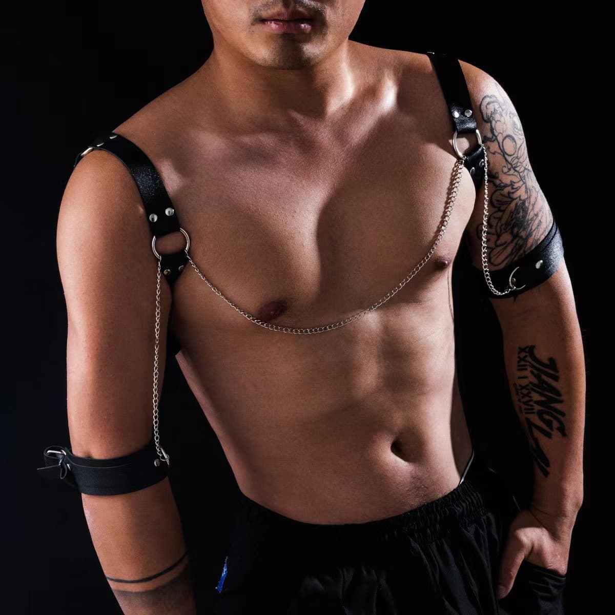 Men's Leather Shoulder Harness - thumbnail 3