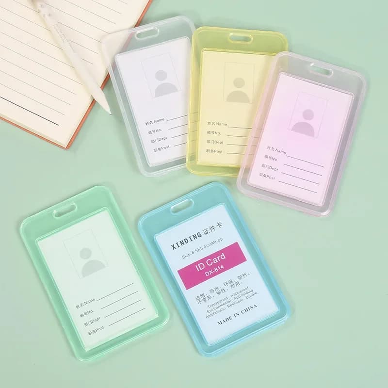 Transparent plastic card cover and ID holder - thumbnail 4