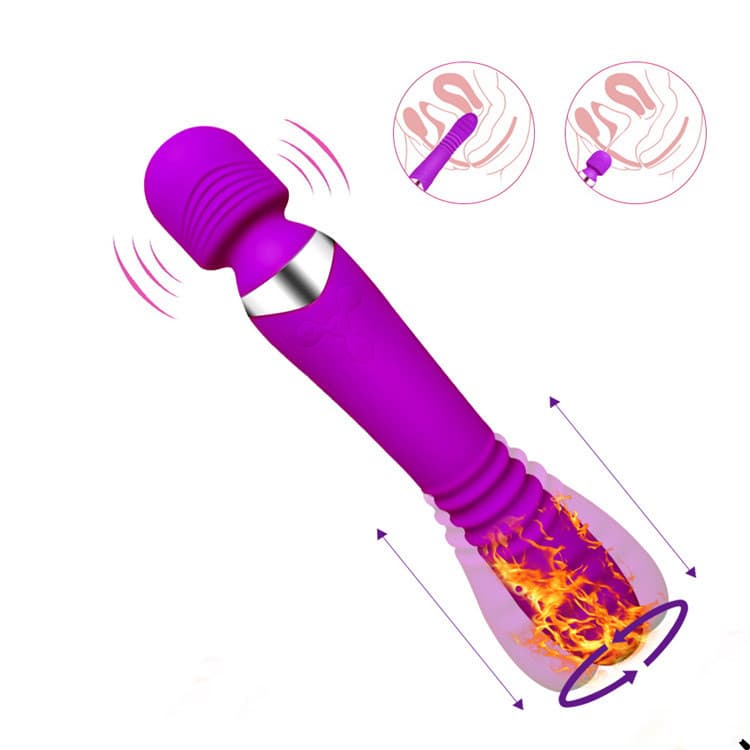 Heated Thrusting Wand Vibrator - thumbnail 5