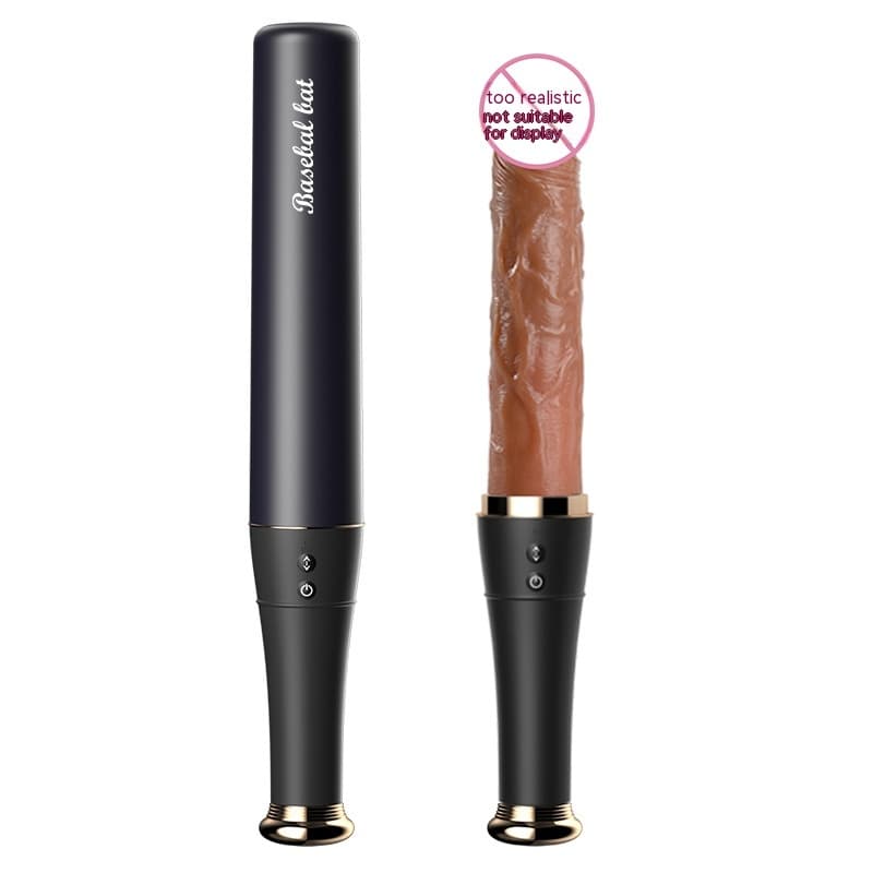 Heated Thrusting Realistic Dildo, Baseball-Bat Case - thumbnail 6