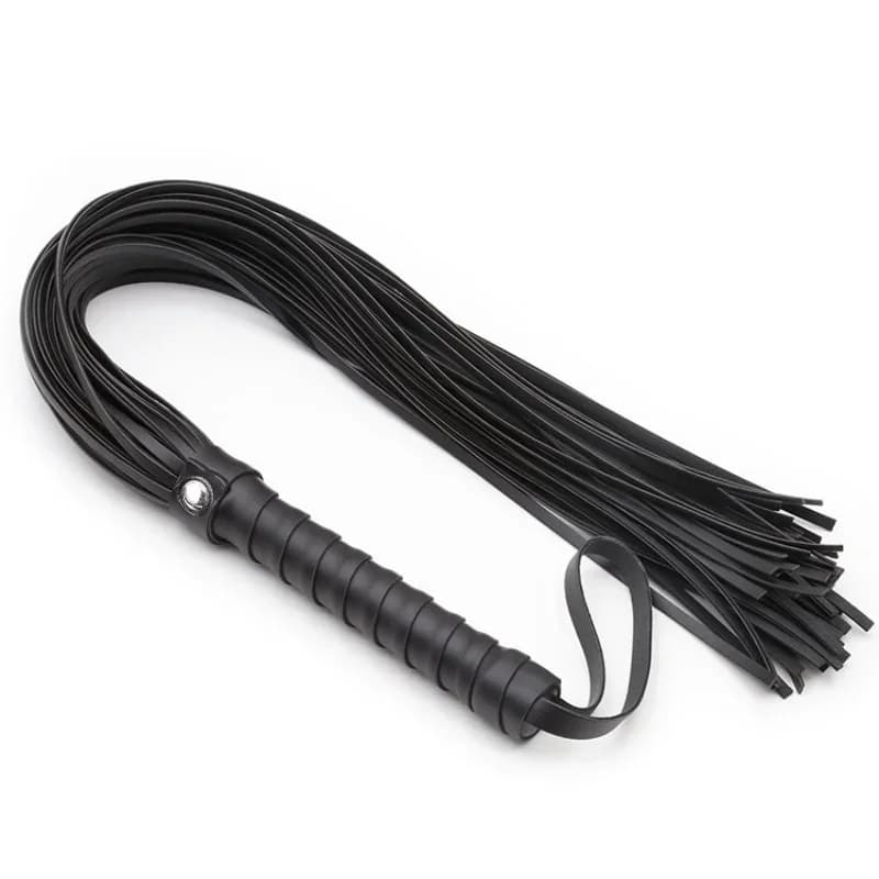 BDSM bondage set with flogger and eye mask - image 1
