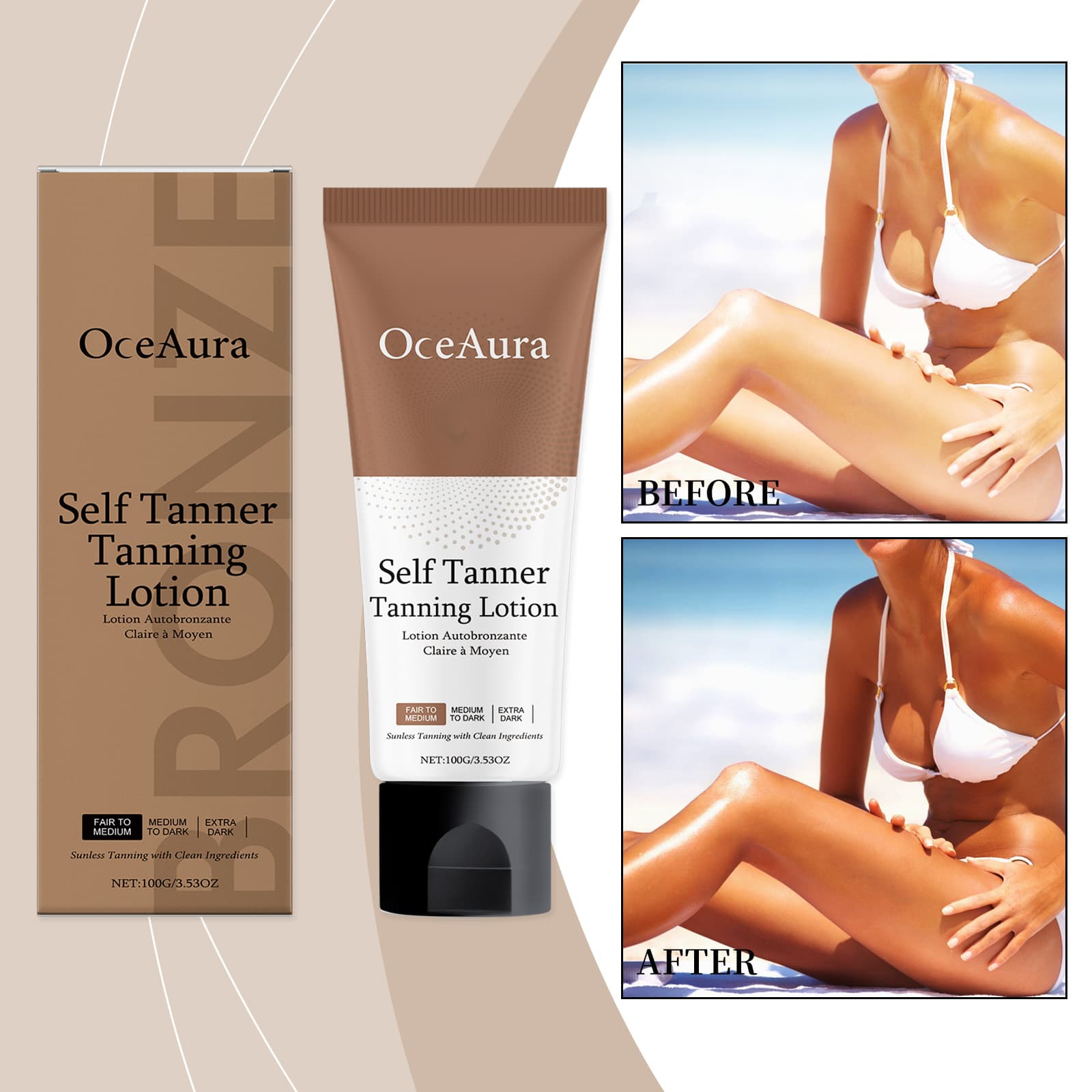 Moisturizing Sunless Tanning Cream - thumbnail 3