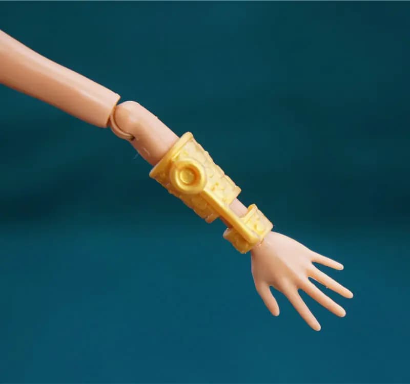 Decorative necklace, tiara, bracelet, and glasses for dolls - thumbnail 5