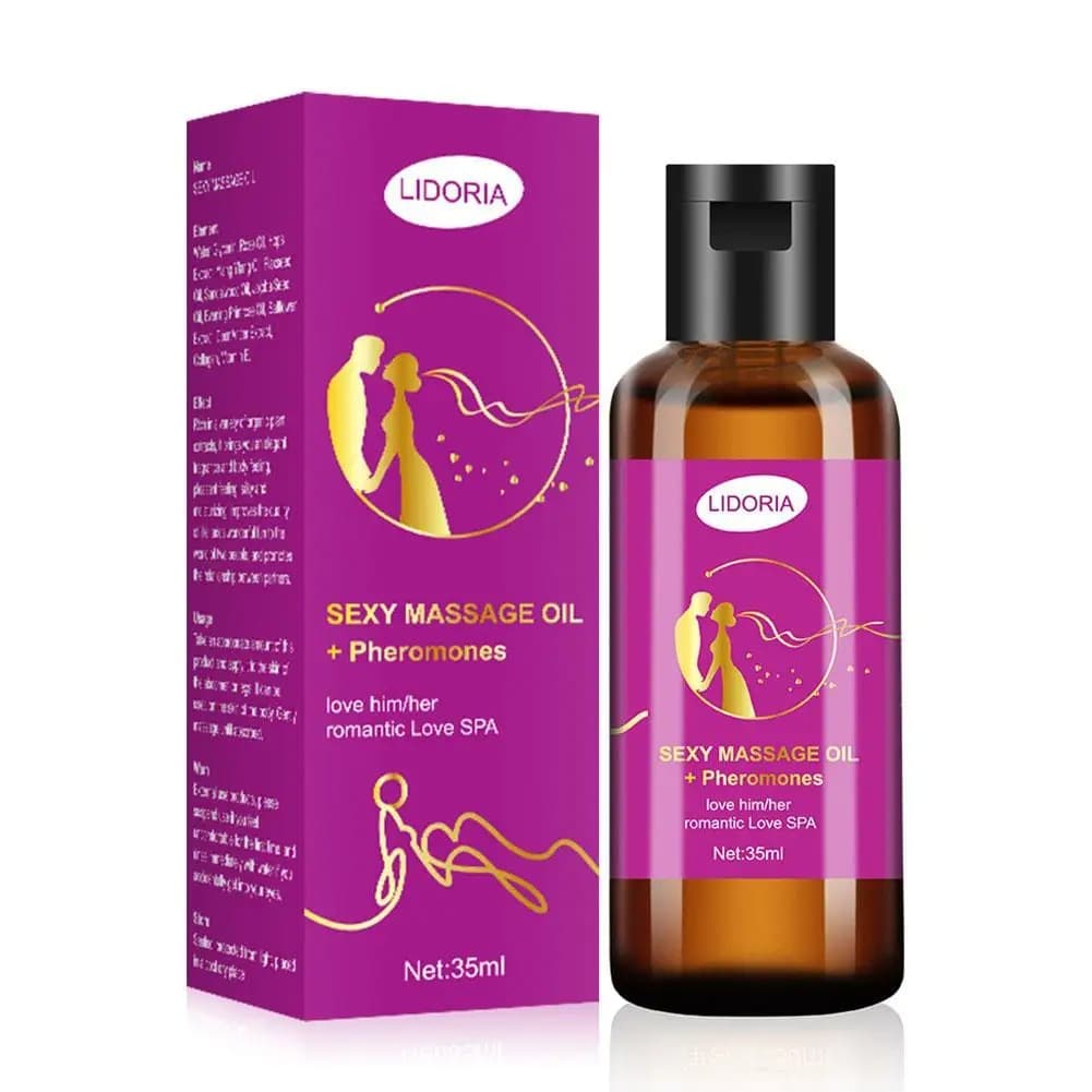 Pheromones Body Massage Oil Adult Natural Plant Rose Essence Romantic Couples Men And Women Can Use Push Oil - image 1