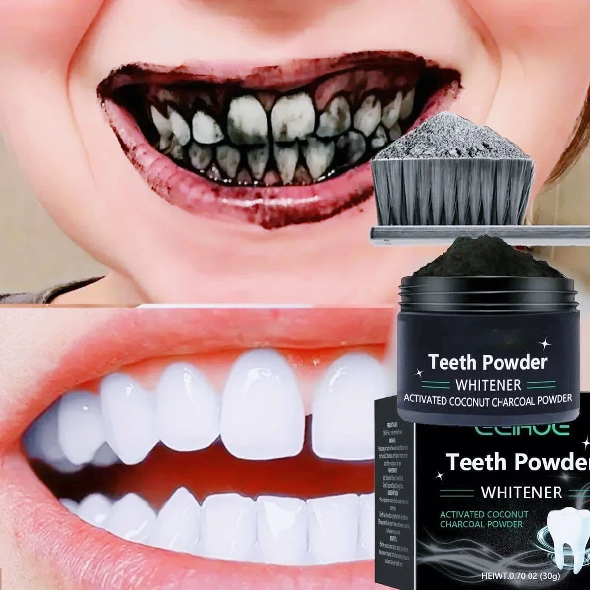 Teeth Whitening Powder,Natural Whitening and Deep Tooth Deep Cleaning Powder,Teeth Stain Remover,Natural Fresh Breath - thumbnail 6