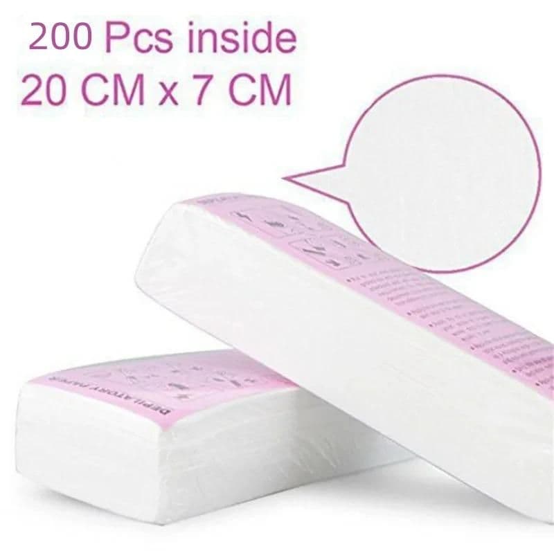 Non-woven hair removal wax strips, pack of 200 - thumbnail 4