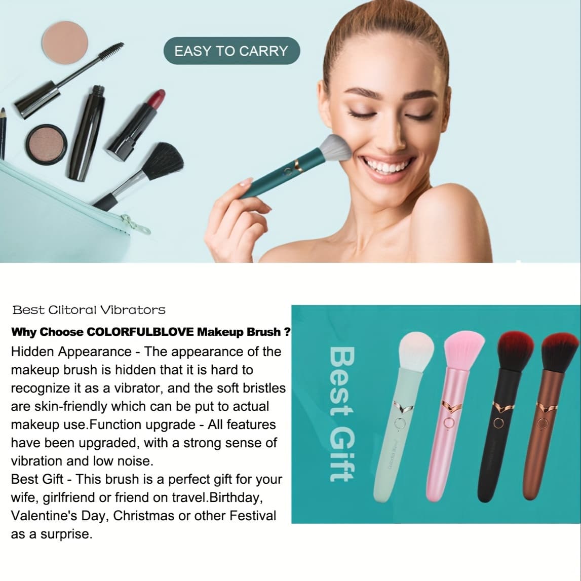 Makeup-Brush Mini Vibrator - thumbnail 4