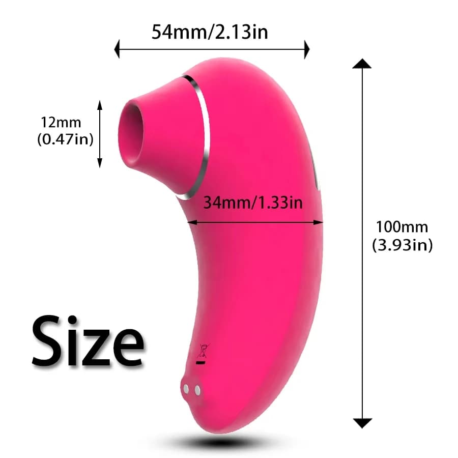 Rechargeable silicone oral simulation clitoral and nipple stimulator - thumbnail 6