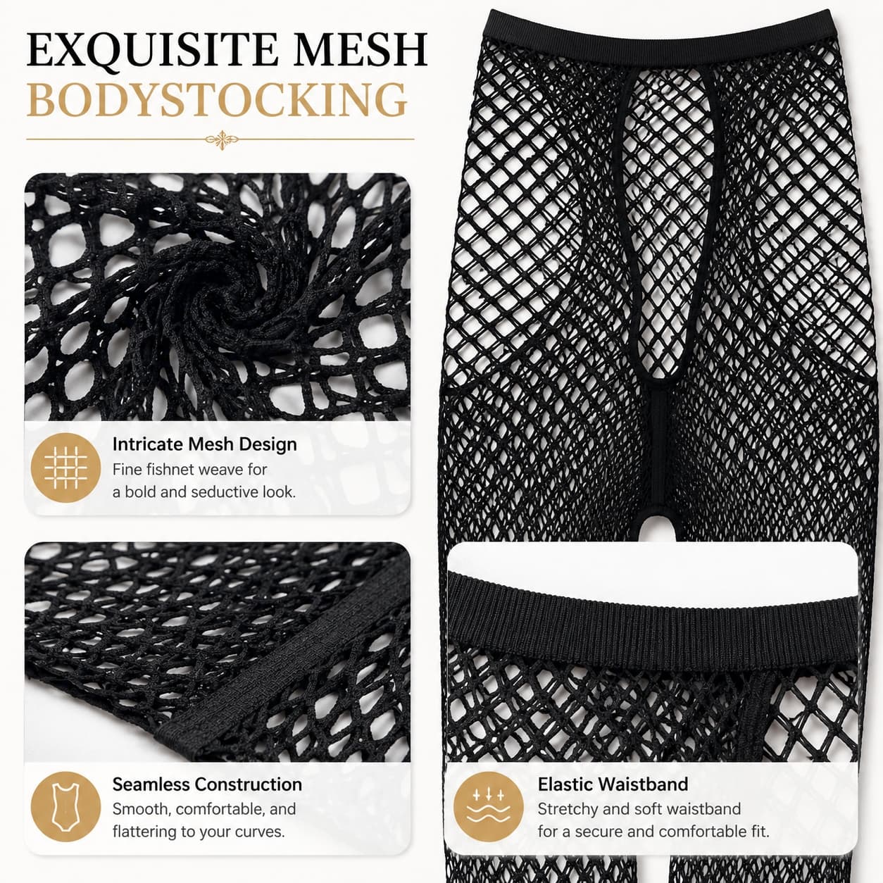 Sheer Mesh Bodycon Dress - thumbnail 3