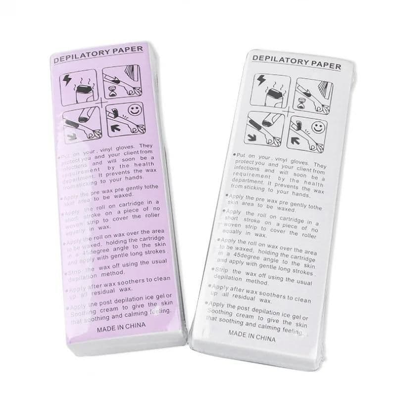 Non-woven hair removal wax strips, pack of 200 - thumbnail 2