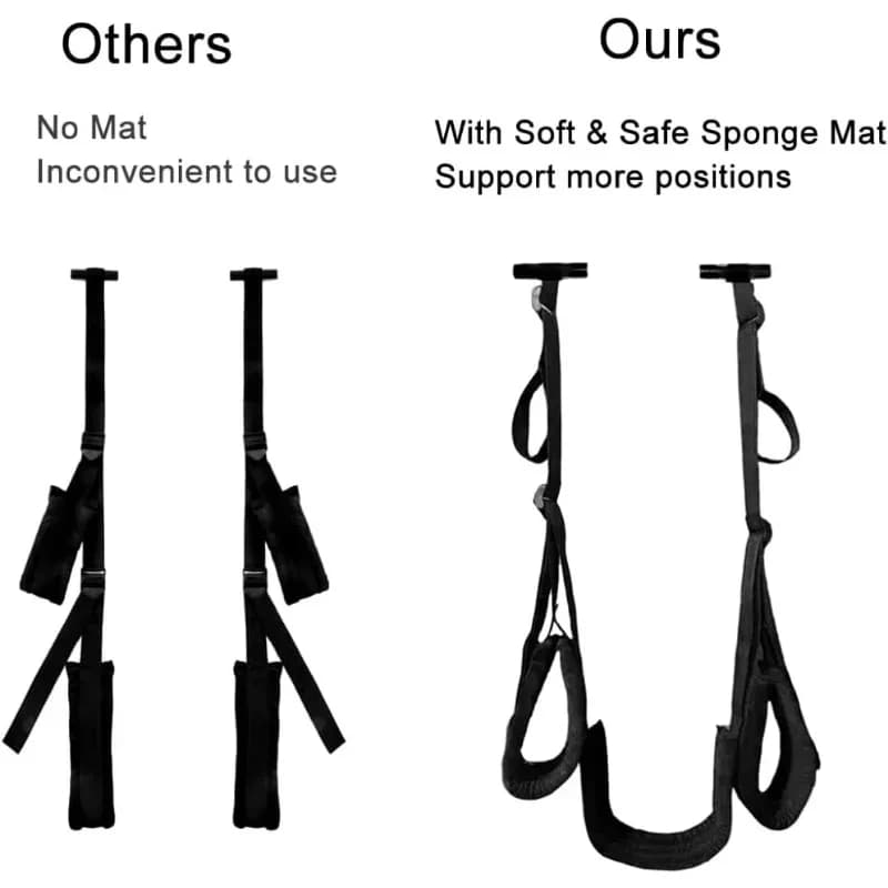Adjustable padded door swing for couples and bondage play - thumbnail 6