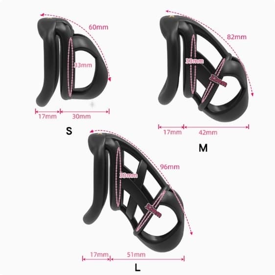 Pink Chastity Cage - thumbnail 5