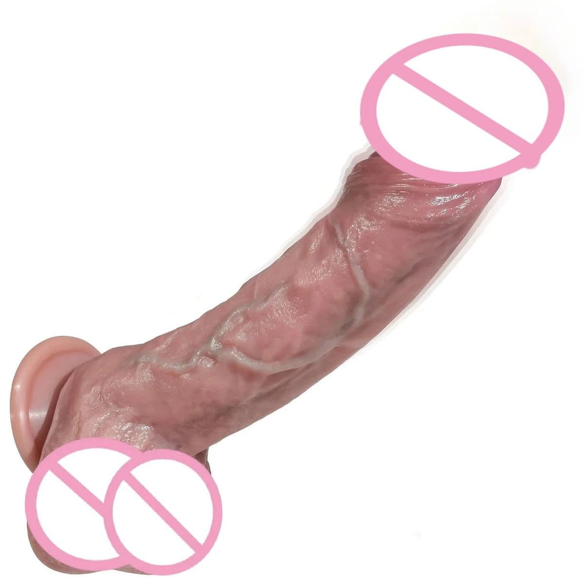 Super Realistic Long dildo Anal Plug with Suction Cup Big Penis Butt Plug Long Dick Sex Toys for Women men Phallus Anal Dilator - thumbnail 8