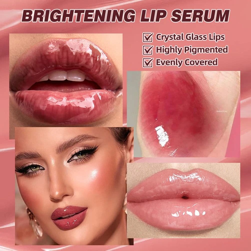 QIBEST Mirror Pearl Lipgloss Long Lasting Moisturizing Lipstick Shine Glitter Lip Glaze Non Stick Cup Jelly Pout Lip Tint Makeup - thumbnail 3