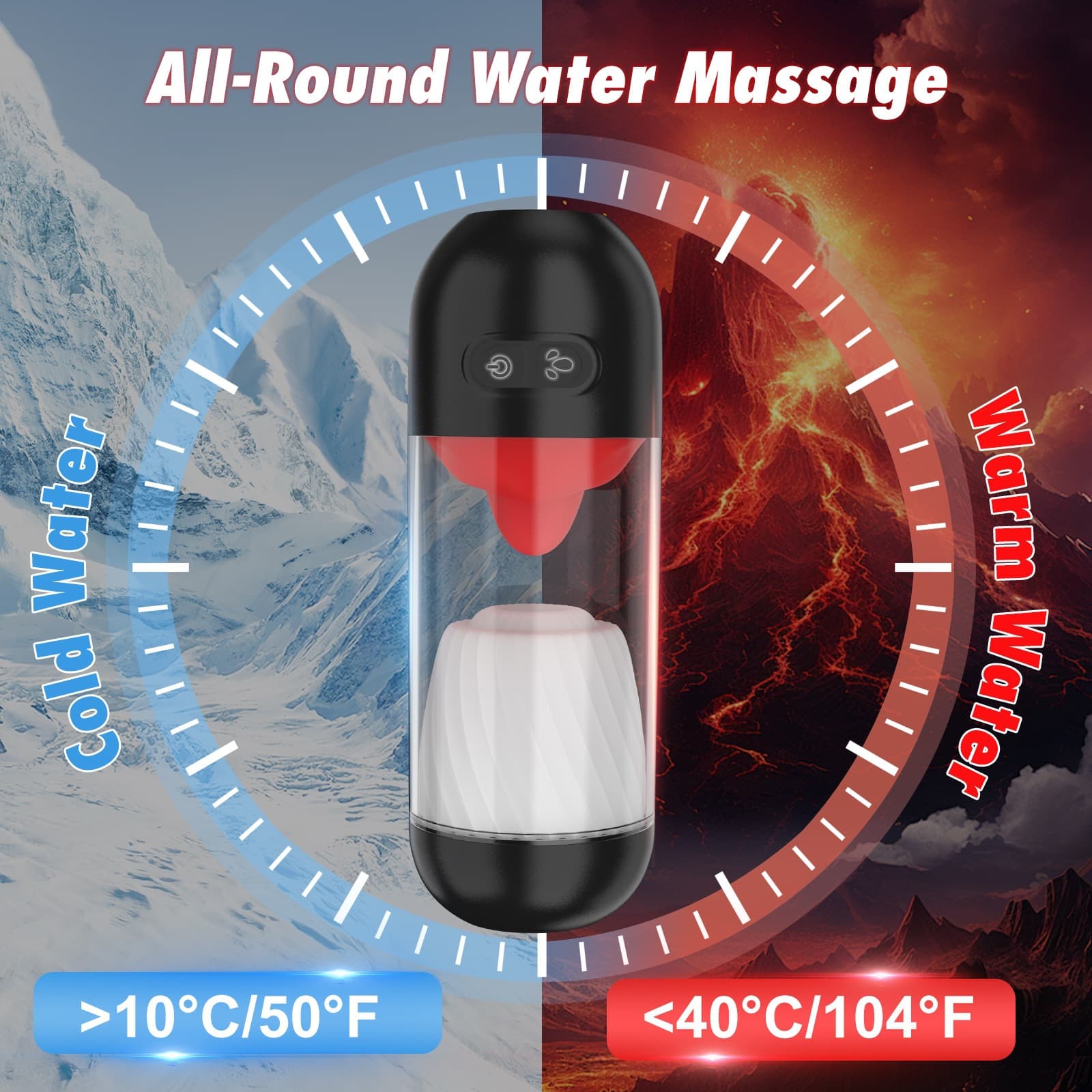Rotating Licking Male Masturbator Cup - thumbnail 6