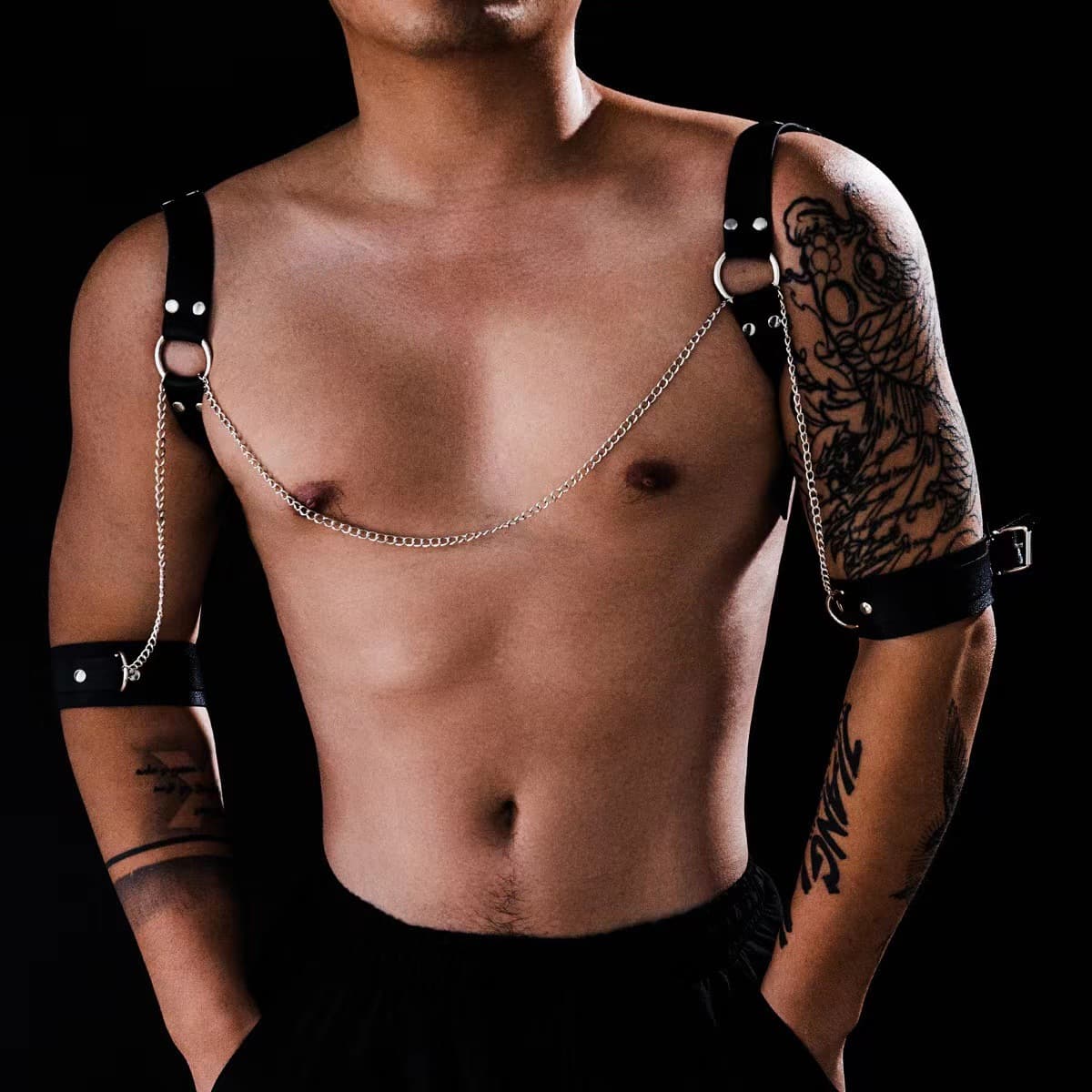 Men's Leather Shoulder Harness - thumbnail 4