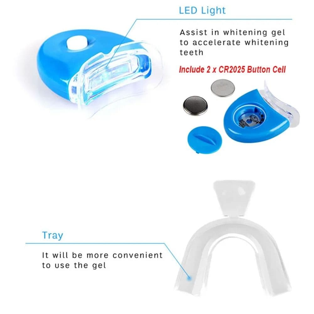 3ML Teeth Whitening Gel Syringe Carbamide Peroxide 35% 44% Dental Tooth Bleach System Mini LED Light Dentist Oral Hygiene Tools - thumbnail 5