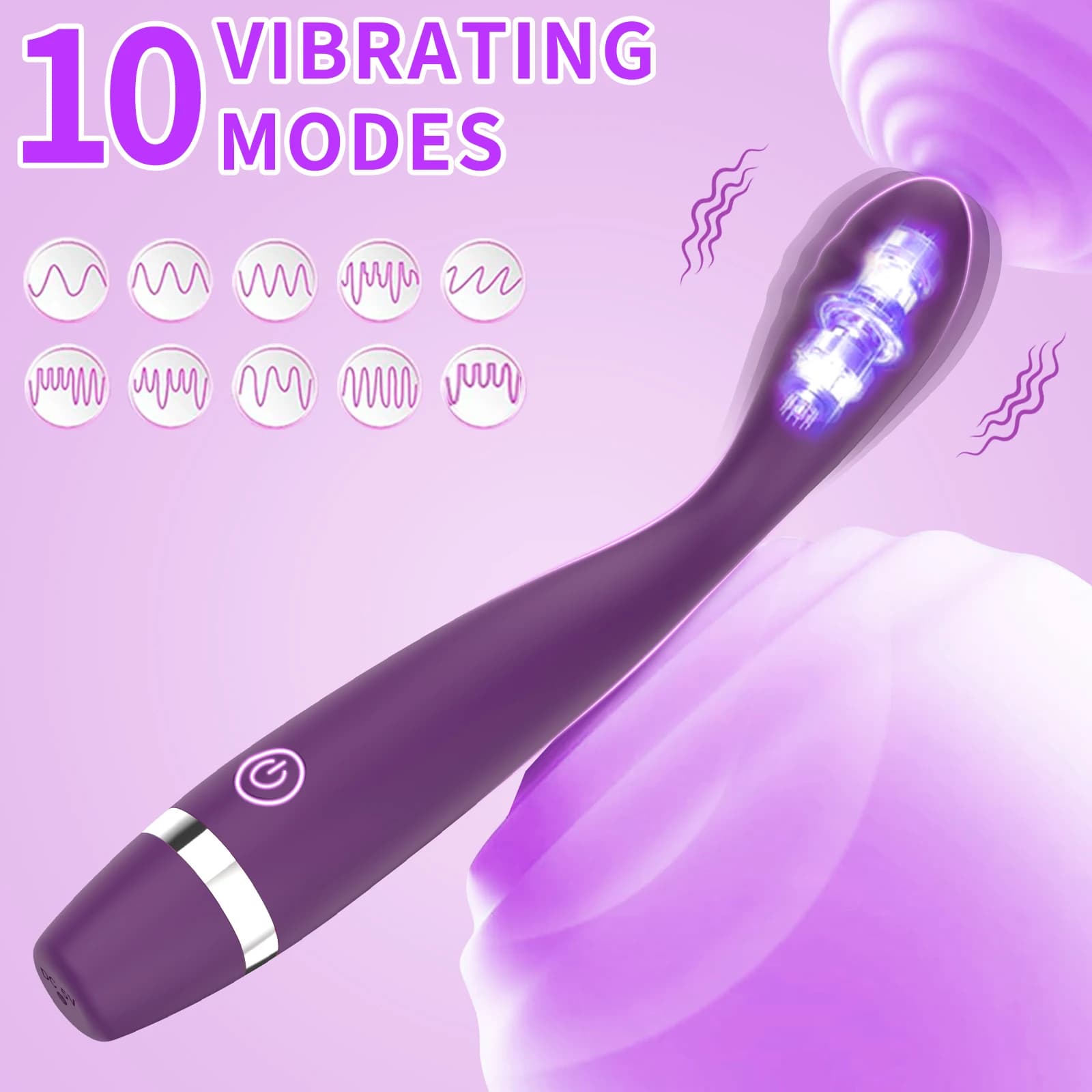 Finger style dual stimulation clitoral and G-spot vibrator - thumbnail 2