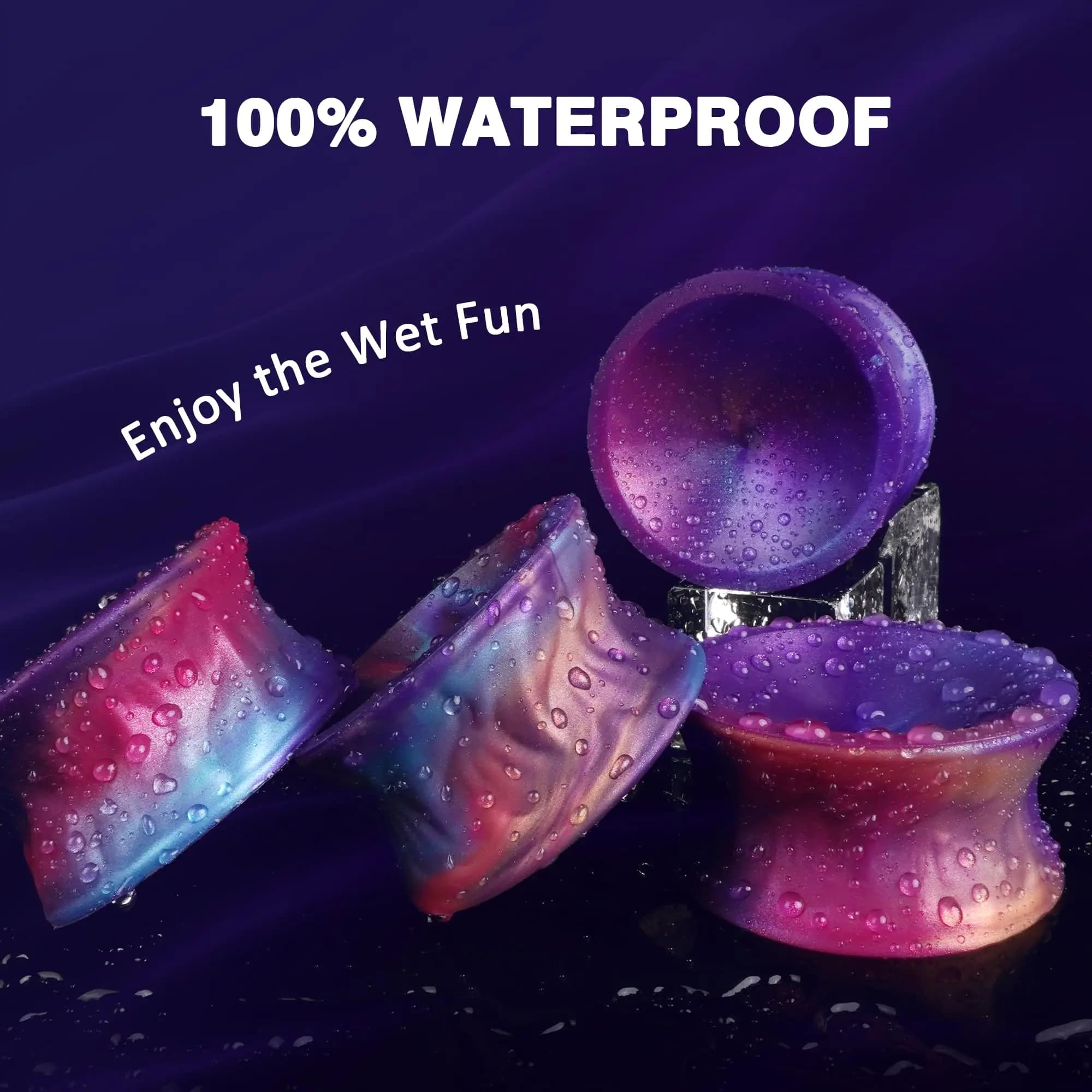 Double-sided silicone attachment saddle for dildos and attachments - thumbnail 6