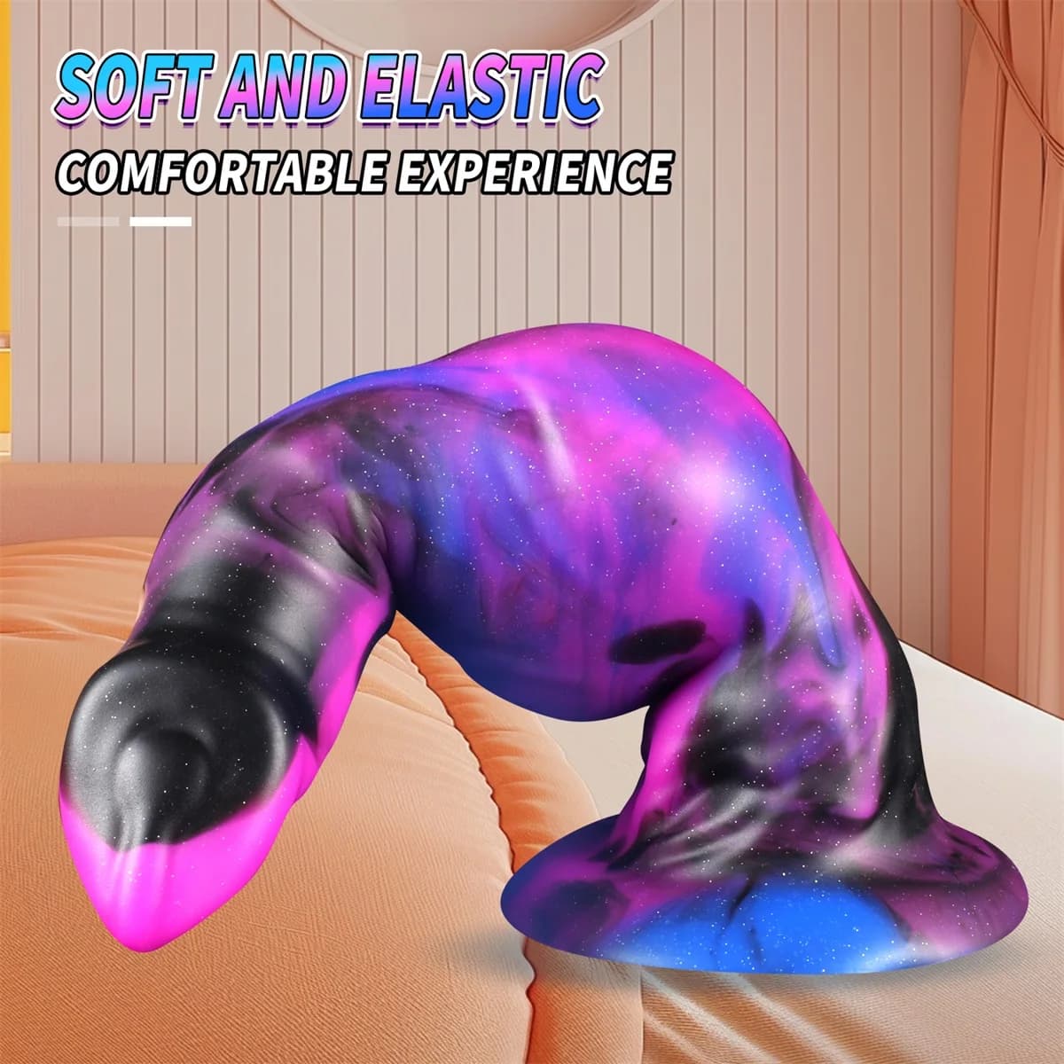 Large realistic fantasy dildo with suction cup - thumbnail 3