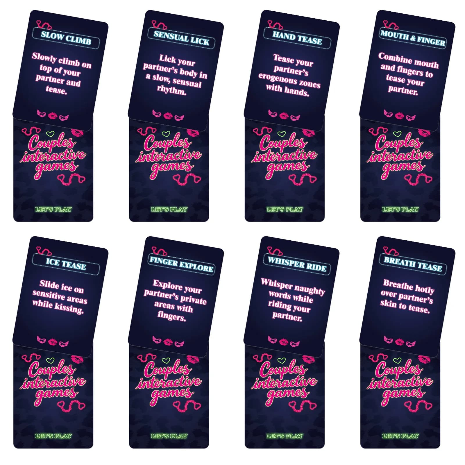 English version couple game cards for adult entertainment - thumbnail 6