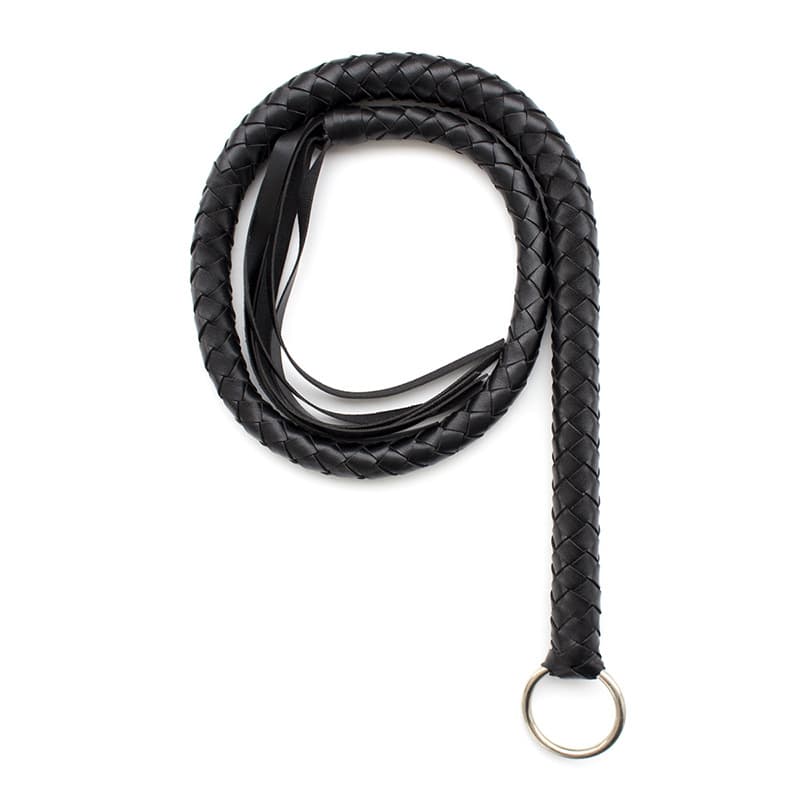 Braided Leather Flogger - thumbnail 3