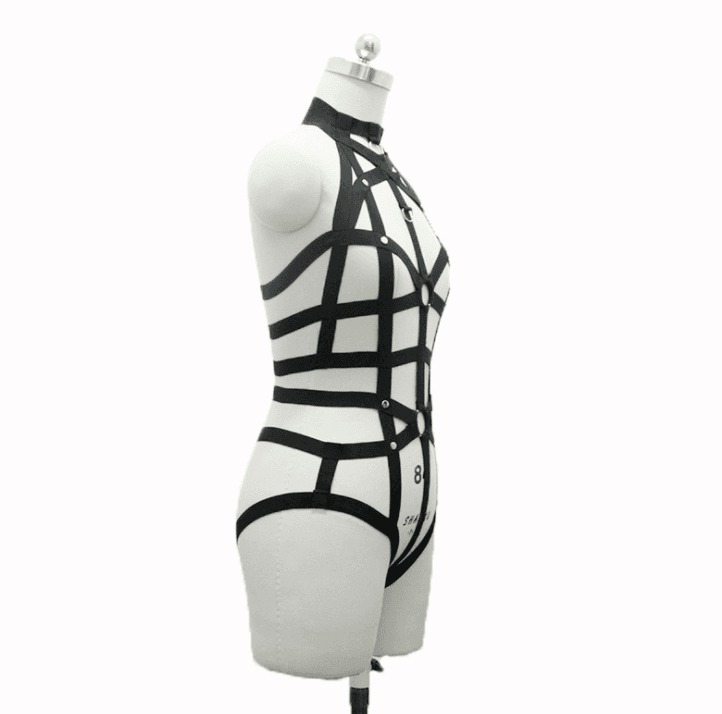 Gothic Harness Garter Set - thumbnail 2