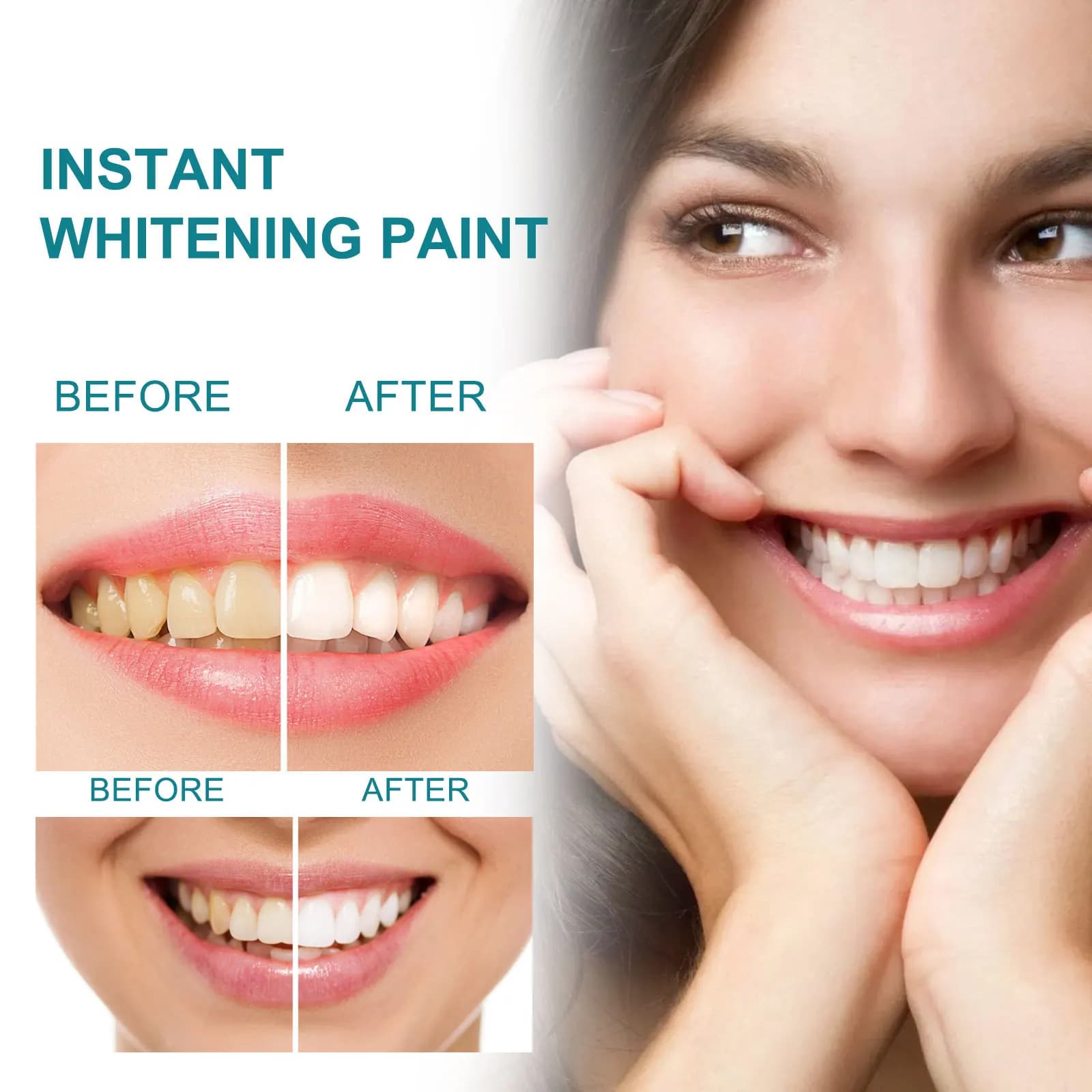 Teeth whitening paint for stain removal - thumbnail 5