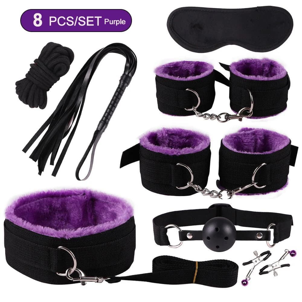 Couples BDSM restraint kit with handcuffs - thumbnail 5