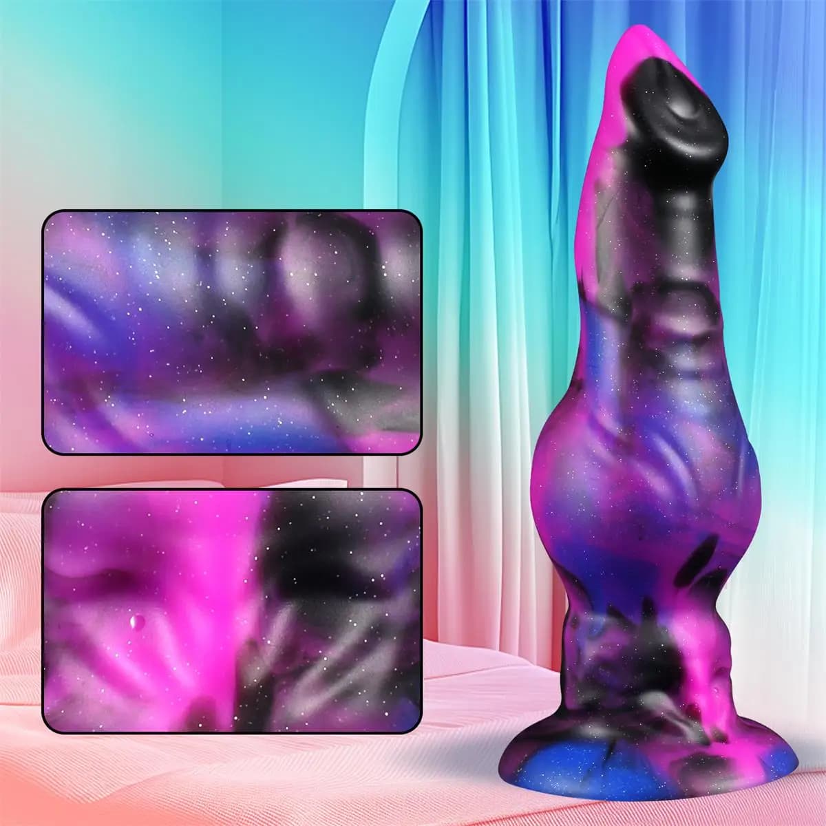 Large realistic fantasy dildo with suction cup - thumbnail 6