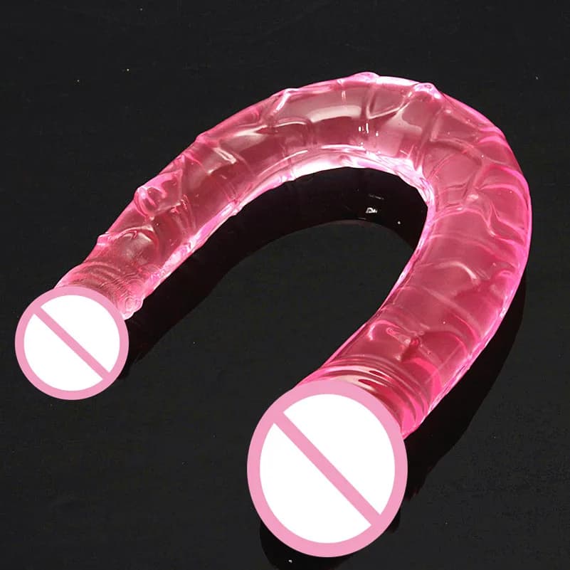 Realistic double-ended dildo for dual stimulation - thumbnail 4