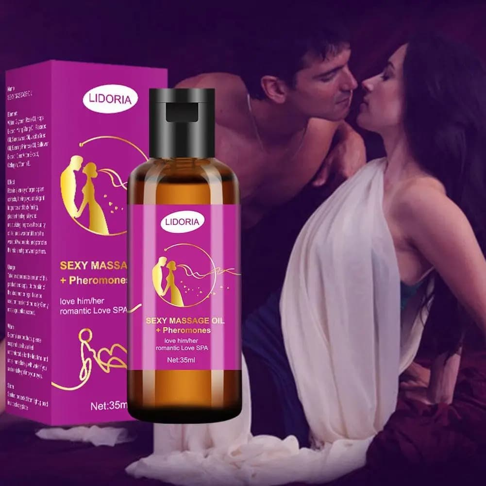 Pheromones Body Massage Oil Adult Natural Plant Rose Essence Romantic Couples Men And Women Can Use Push Oil - thumbnail 3