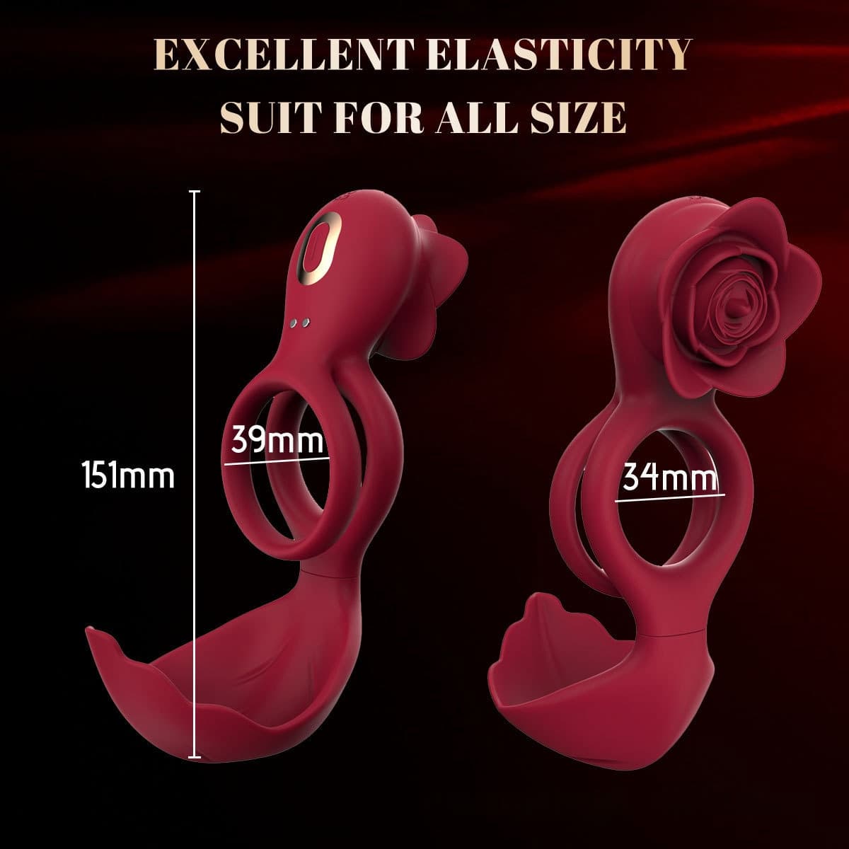 Double-Loop Vibrating Couples Ring - thumbnail 3