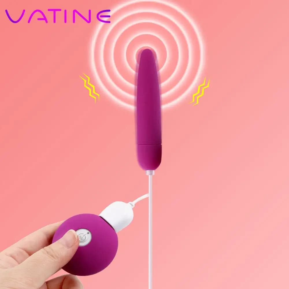 Sex Toys for Women Men Urethra Stimulation Nipple Clitoris Stimulator Mini Penis Plug Vibrator Anal Vagina Sex Toy - thumbnail 2