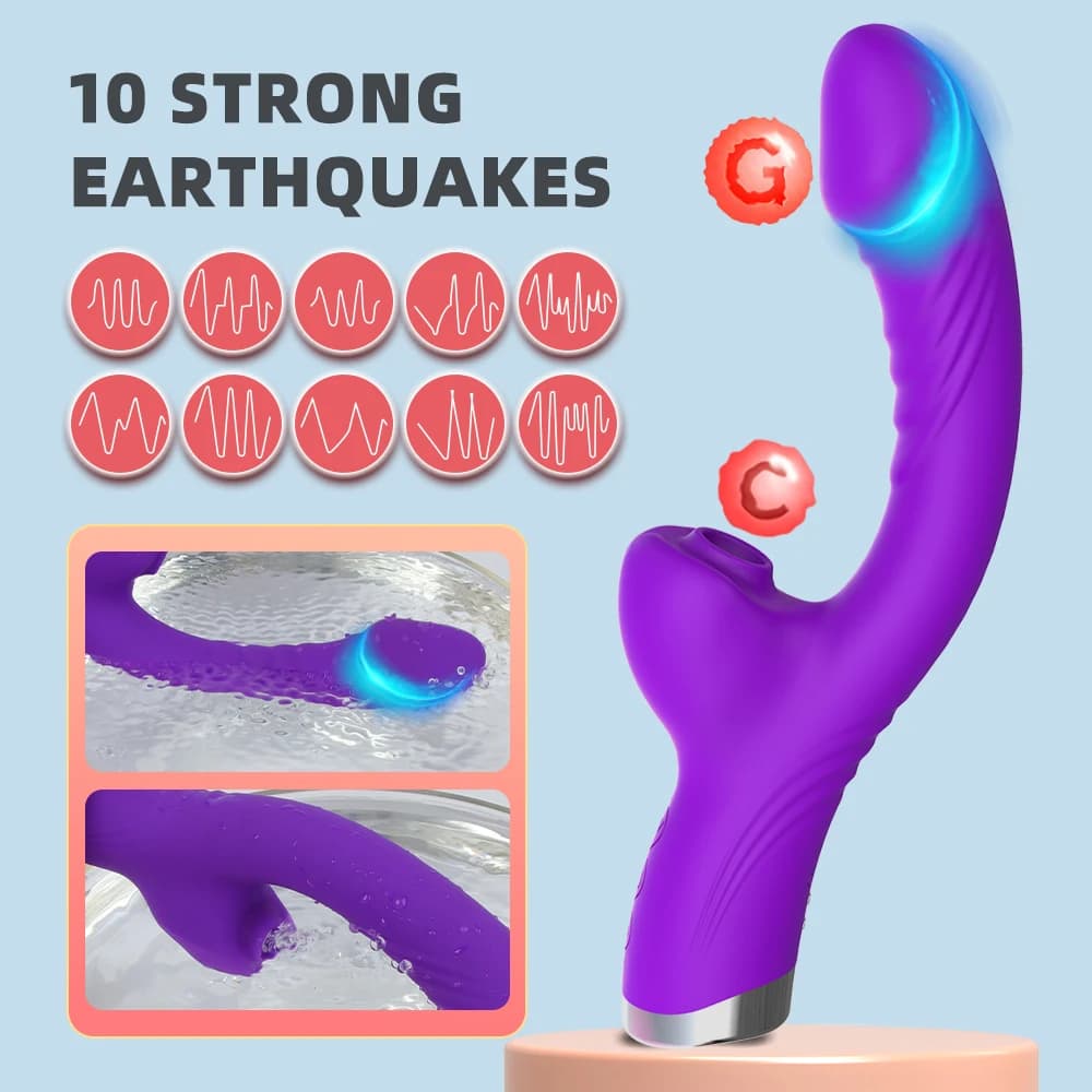Dual stimulation clitoral suction and vibration wand - thumbnail 6