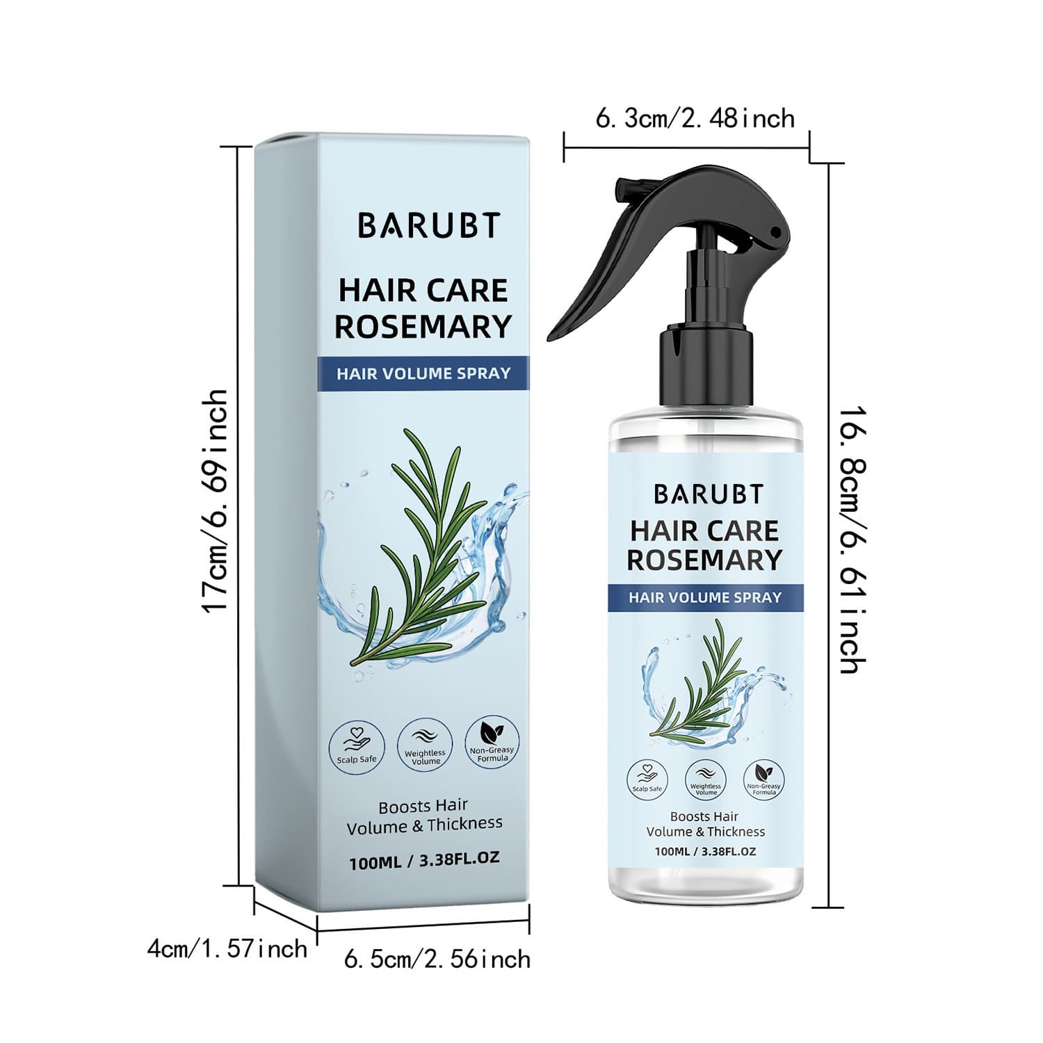 Rosemary Fluffy Hair Care Spray - thumbnail 2